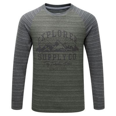 Tog 24 Olive/grey fraser deluxe t-shirt supply print